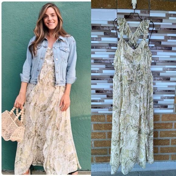 Gal Meets Glam Dresses & Skirts - Gal Meets Glam Cheryl Ruffled Maxi Dress 12